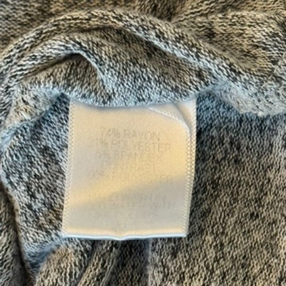Gibson Gray Knit Long Sleeve Top | Size L | Lightweight Sweater - Picture 3 of 4